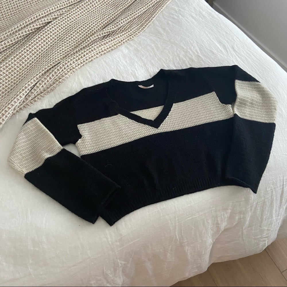 Free People Cropped Cashmere Sweater